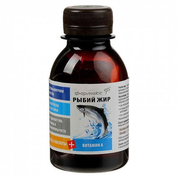 Жир из рыбы морских млекопитающих, 100мл