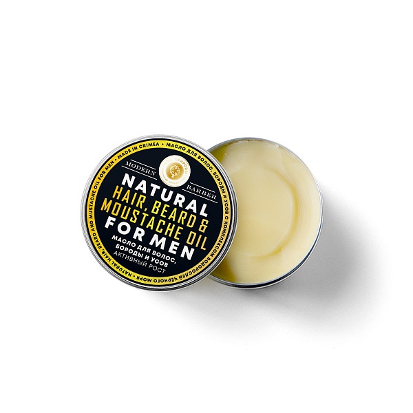 Масло для волос, бороды и усов АКТИВНЫЙ РОСТ, 45г