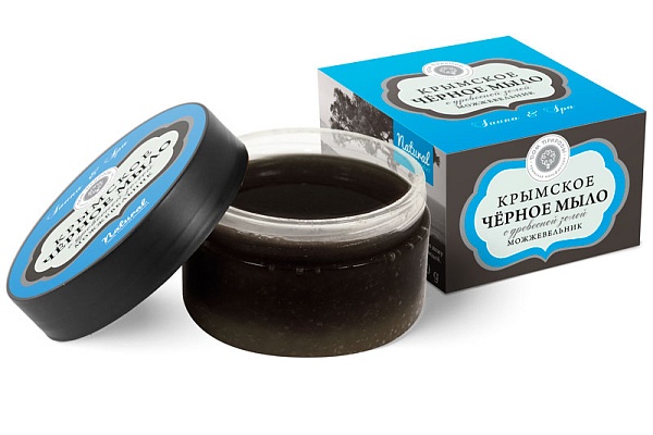 Мыло черное крымское МОЖЖЕВЕЛЬНИК, 270г банка