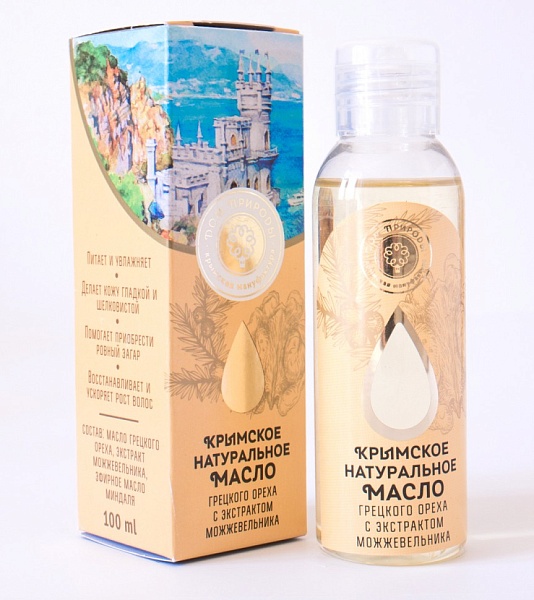 Масло грецкого ореха с экстрактом можжевельника, 86г