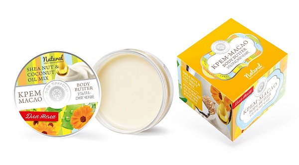 Крем-масло для тела УЛЬТРАСМЯГЧЕНИЕ С МАСЛОМ ШИ, 100г 