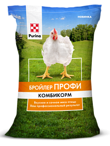 3266 PURINA для бройлеров Гроуэр ПРОФИ от 11-29 дней (рост) гранула, (25кг)