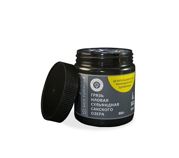 ГРЯЗЬ иловая сульфидная Сакского озера, (Банка-800г)